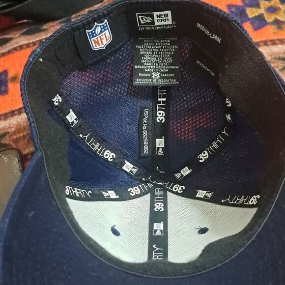 New Era 39Thirty NFL M/L Flex Cap - Sleek and Stylish Team Pride Accessory - Picture 4 of 4